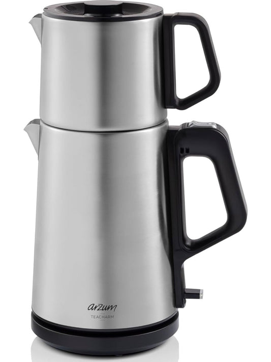 Théière électrique Arzum Teacharm inox 1,8L + 1L 2200W