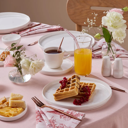 Service petit-déjeuner 34 pcs blanc – Karaca Stream