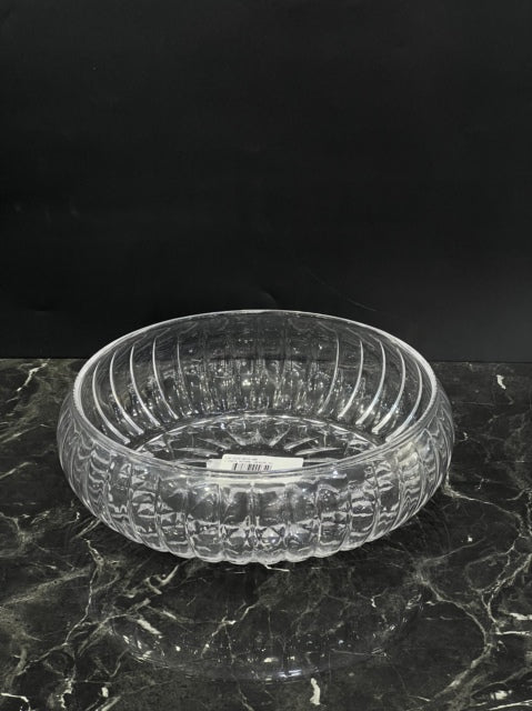 Bol de service en verre taillé Linea – sans pied