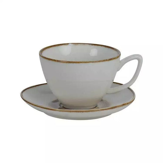 Bricard Amiens – Service à café 12 pièces marron