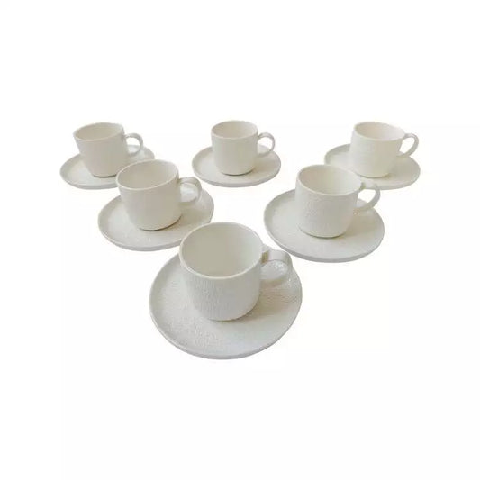 Bricard Valance – Service à café 12 pièces (Blanc)